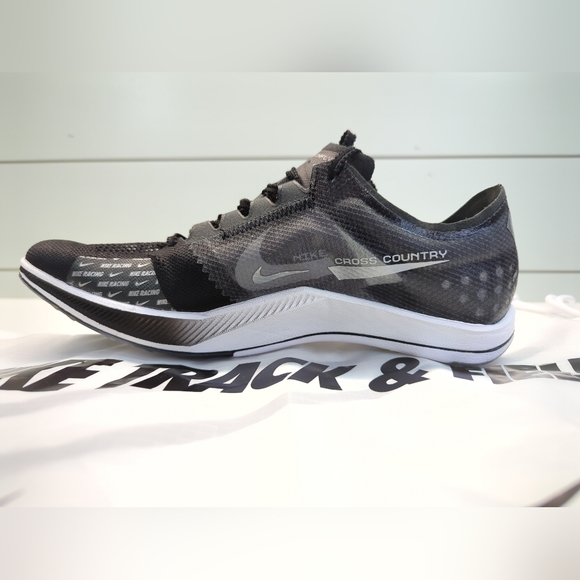 Nike ZoomX DragonFly Black Metallic Silver Track Field Distance Cross Shoes 11.5